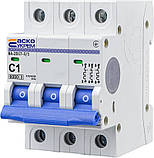 Автоматичний вимикач АСКО-УКЕМ ВА-2017/C 3р 1А АСКО A0010170038, фото 3