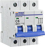 Автоматичний вимикач АСКО-УКЕМ ВА-2017/C 3р 6А АСКО A0010170019, фото 5