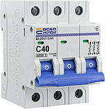 Автоматичний вимикач автомат захисту УКРЕМ ВА-2017/С 3р 40А АСКО A0010170025, фото 5