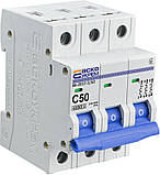 Автоматичний вимикач АСКО-УКЕМ ВА-2017/C 3р 50А АСКО A0010170026, фото 2