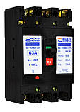 Автоматичний силовий вимикач корпусний УКРЕМ ВА-2004N/125 3р 63А АСКО A0010040079, фото 5