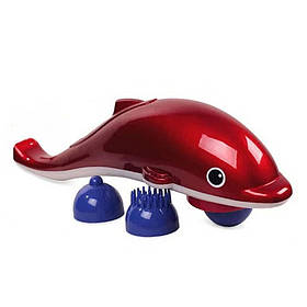 Ручний масажер Дельфін вібромасажер для схуднення інфрачервоний масажер для тіла Dolphin великий 40см