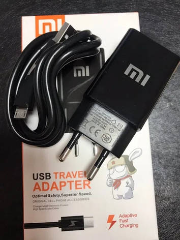 Швидке Зарядний Пристрій Xiaomi + Micro USB швидка зарядка Xiaomi + Кабель Micro USB, фото 2