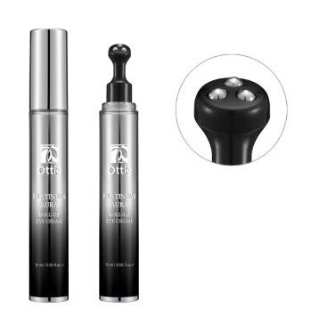 Крем для повік з ікрою та платиною Ottie Platinum Aura Roll-Up Eye Cream 15 мл