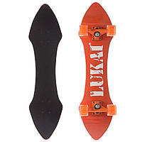 Лонгборд лонгдистанс круизер Longboard Long Distance Lukai 1249-4: размер 70x20см (Orange)