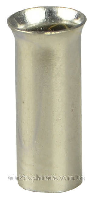 Гільза мідна кабельна для багатожильних проводів EN1510 (упак 100шт.) A0060110004, фото 1