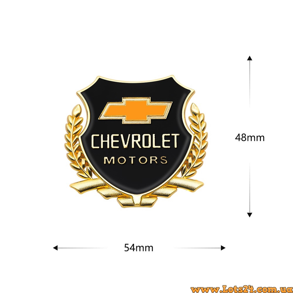 Авто значок CHEVROLET Motors наклейка на машину авто наклейки значки марки машин на кузов бампер скло двері капот крила багажник