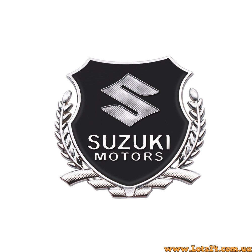 Авто значок Suzuki Motors наклейка на машину авто наклейки значки марки машин на кузов бампер скло двері капот крила багажник, фото 1