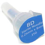 Голки BD Micro-Fine+ «МікроФайн» 8 мм 1 шт., фото 2