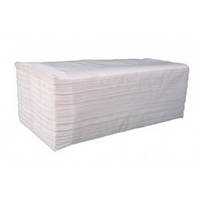 Бумажные полотенца листовые PAPERO V-сложение целлюлоза однослойные белые 200 шт.