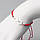 Браслет Червона нитка з талісманом "Нескінченність", фото 6