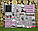 Розвиваюча Дошка Бізіборд  50*65 Бізікуб для дівчинки, дошка з замочками Монтесорі, подарунок малюку, фото 4