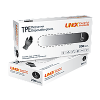 Перчатки ТРЕ Black UNEX розмір L 200 шт./уп