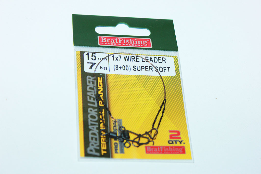 Повідець Bratfishing 1х7 Wire Leader (ціна за пачку), фото 1
