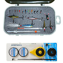 Вольфрамові мормишки + Плюс зимова вудка Aquatech в зборі