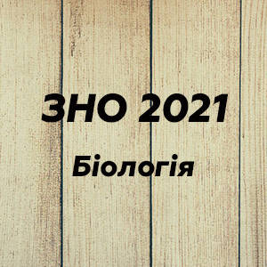 ЗНО 2022 Біологія