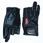 Перчатки спиннингиста «FISHING ROI» WK-05 Черные, фото 3