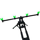 Професійний короповий набір BratFishing | 4 спінінга 3.9 м., 4 котушки з бейтраннером, 4 ліски, род-под, фото 6