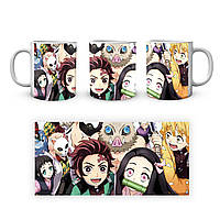 Кружка GeekLand Demon Slayer Клинок, що розсікає демонів Усі герої SL 02.441