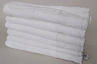 Полотенца махровые белого цвета 90*50 см (12 шт)