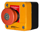 XAL-J184 Пост кнопковий одномісний "Аварійний Стоп" A0140020043, фото 3