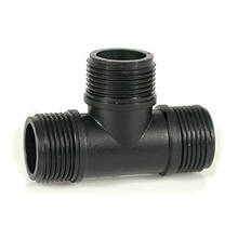 Трійник 1/2"ЗРх1/2"ЗPх1/2"ЗР пластиковий. IRRITEC