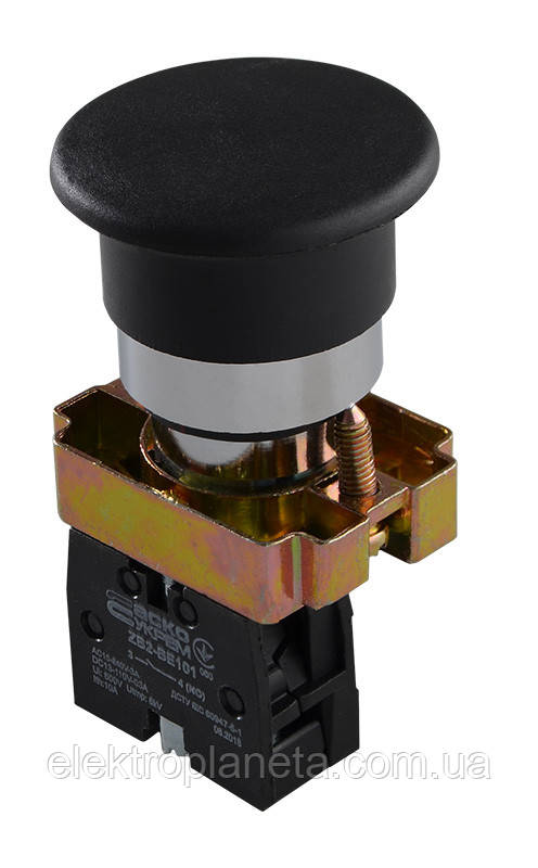 XB2-BC21 Кнопка "грибок" (d 40 мм) "Старт" чорна A0140010080, фото 1