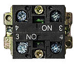 XB2-BD33 Кнопка поворотна трьохпозиційна стандартна ручка A0140010005, фото 4