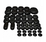 Набір з 45 базальтових масажних каменів, фото 2