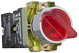 XB2-BK2465 поворотна Кнопка червона 2-х позиційна з підсвічуванням A0140010067, фото 6
