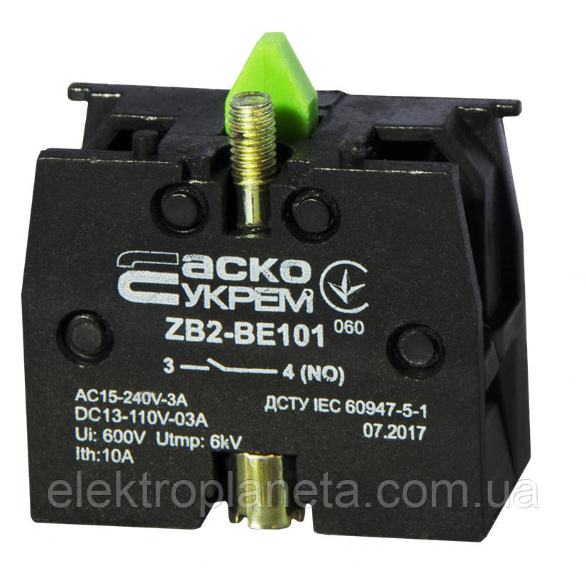 ZB2-BE101 N/O Контакт для кнопок A0140010025
