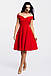 Коктейльне жіноче платя Nadin, червоний, фото 4