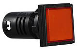 Сигнальна арматура лампа індикатор світлодіодна AD22-22F червона АС 220V A0140030157, фото 3