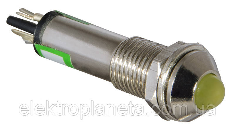 Сигнальна арматура лампа індикатор напруги AD22B-8 жовта 24V AC/DC A0140030089 A0140030089, фото 1