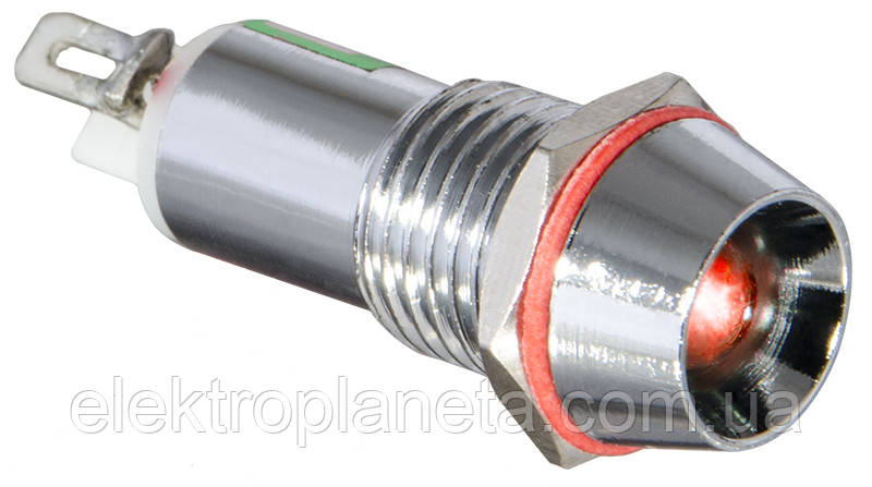 Сигнальна арматура лампа індикатор напруги AD22C-10 червона 24V AC/DC A0140030120 A0140030120, фото 1
