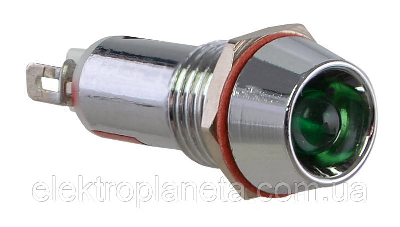 Сигнальна арматура лампа індикатор напруги AD22C-10 зелена 220V AC A0140030123 A0140030123