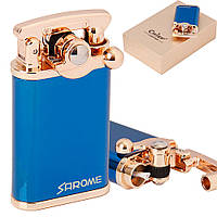 Практичная зажигалка Sarome бензиновая H331642 (золотая)