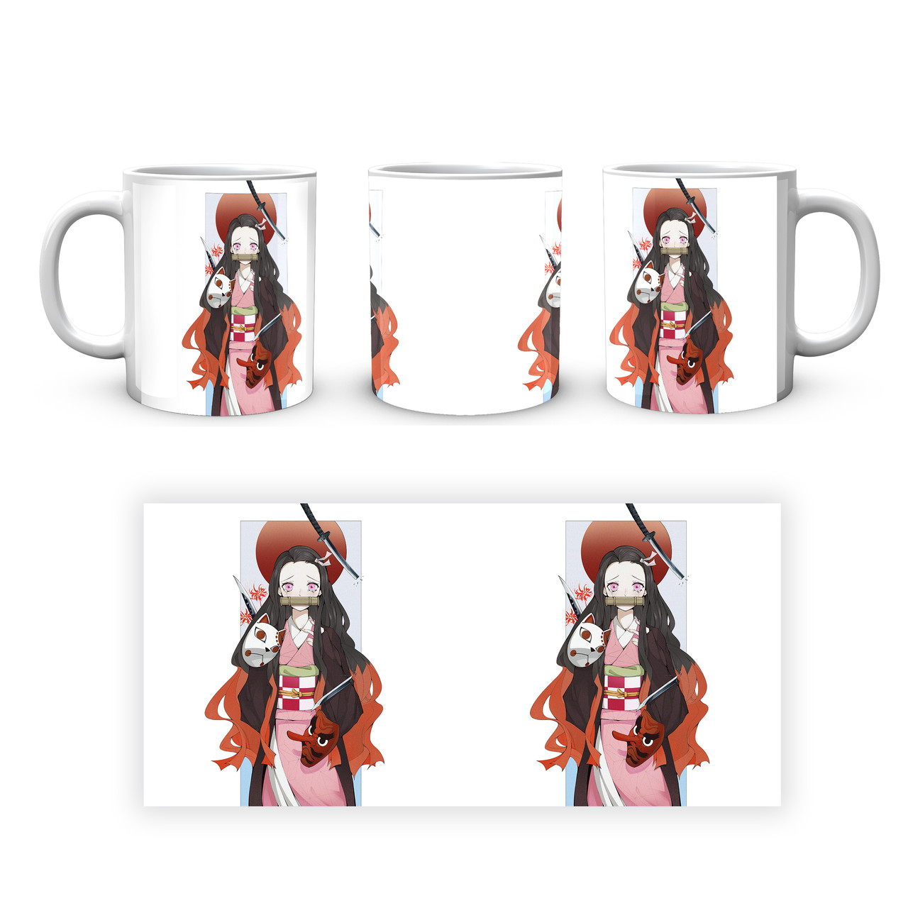 Кружка GeekLand Demon Slayer Клинок, що розсікає демонів Незуко Плаче SL 02.445, фото 1