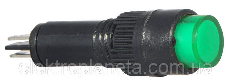 Сигнальна арматура лампа індикатор AD22E - 8DS зелена АС 220V A0140030169, фото 1