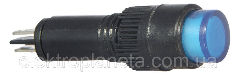 Сигнальна арматура лампа індикатор AD22E - 8DS синя АС 220V A0140030167, фото 1
