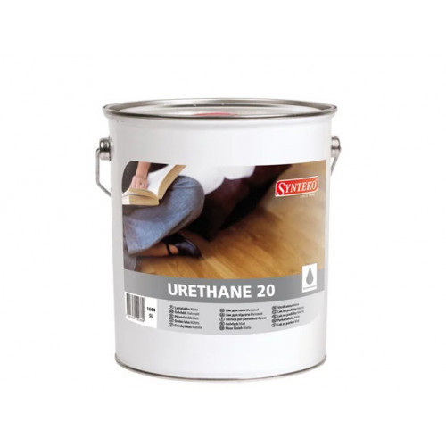 Лак для паркету алкідний зі слабким запахом Synteko Urethane 20 (матовий) 10л, фото 1