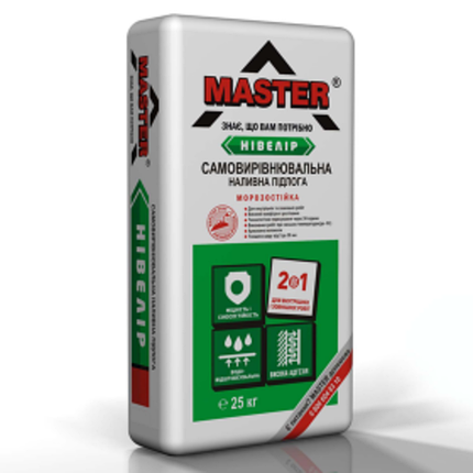 MASTER NIVELIR Самовирівнююча суміш для підлоги 5-30 мм, 25кг, фото 2