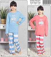 Пижама для девочек трикотаж Vienetta 3-4 лет