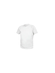 Футболка з поліестеру біла, M, L, XL HOEGERT HT5K401