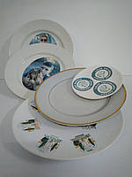 Тарілка з логотипом