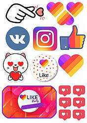 Вафельна картинка "Инстаграмм" - 13