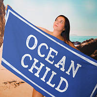 Полотенце пляжное с принтом Ocean child 150x70 см (PLB_21J021)