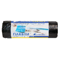 /Пакети для сміття 160л/10шт міцні чорні BuroClean EuroStandart