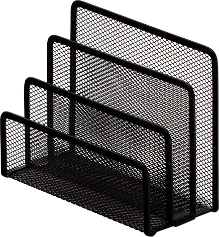 $Підставка для листів металева 175х80х140 мм чорна, фото 1