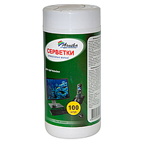 /Вологі серветки для оргтехніки універсальні 100шт в банку